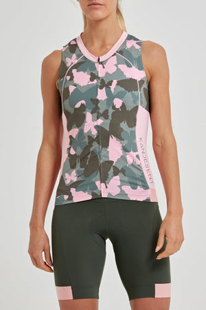 Tempo Sleeveless Jersey (Butterfly Camo Print)